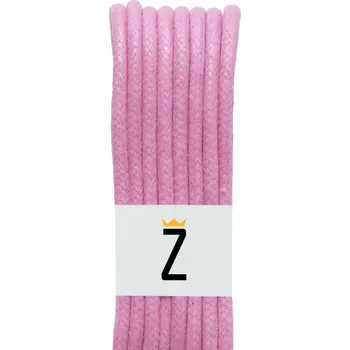 Tkaničky do bot Voskované tkaničky - světlá růžová Délka: 70