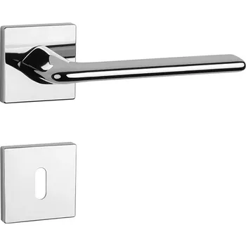 Dveřní kování Rozetová klika APRILE kování AS - LILA - HR 7S zamak Provedení: kl./kl. + BB rozety, Povrch: OC - chrom lesklý 8584138428995