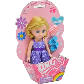 Panenka Lucky s dlouhými vlasy