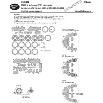 Plastikový model New Ware 1/72 Mask B-52G/H Stratofortress EXPERT (ITAL)