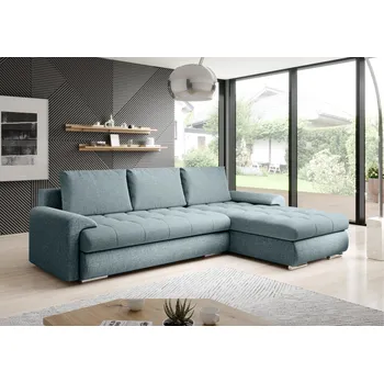 Sedací souprava Rozkládací rohová sedačka TOMINO modrošedá