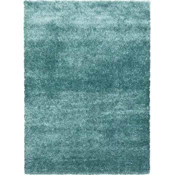 Bytový textil Vopi Kusový koberec Brilliant shaggy 4200 aqua (Varianta: 280 x 370 cm)