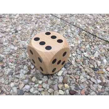 Příslušenství k deskovým hrám Dřevěná kostka - 5,4 cm