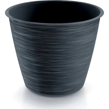 Květináč PROSPERPLAST Květináč FURU antracit 16,6cm