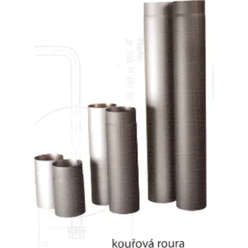 Kouřovod Kouřovod 200/1m/1,5 mm (Roura kouřová 200mm/1m/1,5)