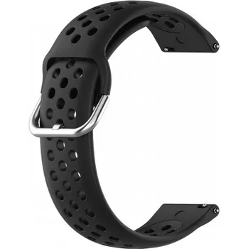 Řemínek na hodinky BSTRAP | BStrap Silicone Dots reminek na Xiaomi Amazfit Stratos 2/2S/3, black (SSG013C0904)