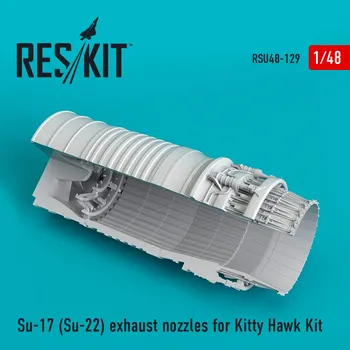 Plastikový model Reskit 1/48 Su-17 (Su-22) exhaust nozzles (KITTYH)