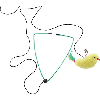 Hračka pro kočku Nobby Hračka Do Dveřního Rámu Ptáček S Peřím