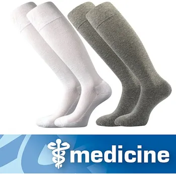 Dámské ponožky MEDI KNEE bílé zdravotnické podkolenky Voxx (VOXX Medi knee)