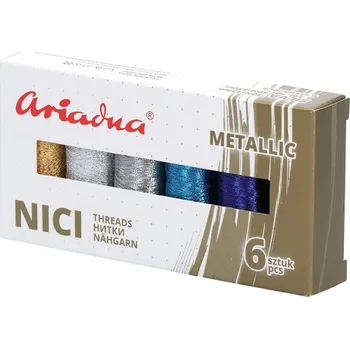 Nit sada nití Metallic Sky Silva 30N/150m a 40N/250m 6barev