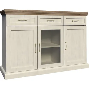 Komoda Eoshop Komoda Kingdom S1K, severská borovice / divoký dub, lamino