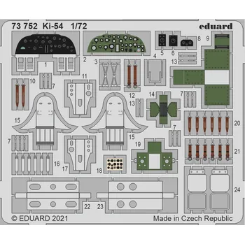Plastikový model Eduard 1/72 Ki-54 (SPECIAL HOBBY)