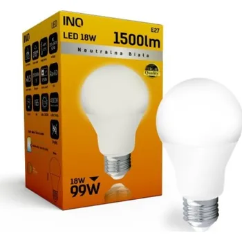 Žárovka LED žárovka INQ, E27 18W A70, neutrální bílá IN408684