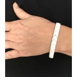 Steel Edge Magnetický náramek z keramiky WJHB356 Barva: Bílá