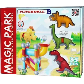 Ep Line Magnetická stavebnice Magic Park Dino 30 dílků ostatní stavebnice Ep Line Magnetická stavebnice Magic Park Dino 30 dílků
