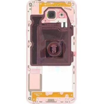 Originální střední rám GH96-09392D pro Samsung Galaxy A5 2016 SM-A510F pink / růžová