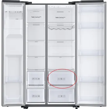 Kuchyňský spotřebič Samsung DA97-19214B 1. šuplík z vrchu chladničky pro americkou ledničku
