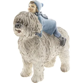 Vánoční dekorace Vánoční dekorace - dítě se psem, Clayre & Eef