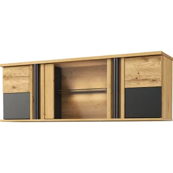 Vinotéka Závěsná vitrína Omega 2D1DS malá s osvětlením