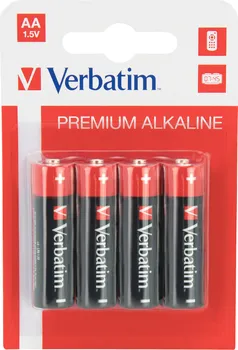 Článková baterie Verbatim 49921 AA 4 ks