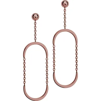 Náušnice BRUNOshop.cz Visací oválné náušnice COFFEE