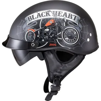 Helma na motorku Moto přilba W-TEC Black Heart Rednut - Motorcycle/Matt Black Barva: Černá, Velikost: XS