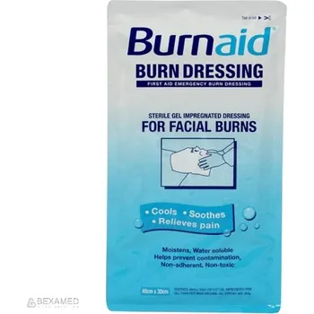 Lékárnička BurnAid popáleninová obličejová rouška 30 cm x 40 cm