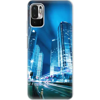 Pouzdro na mobilní telefon Odolné silikonové pouzdro iSaprio - Night City Blue - Xiaomi Redmi Note 10 5G