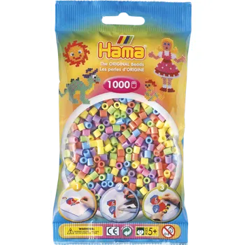 zažehlovací korálek Hama Zažehlovací korálky, Hama, pastel mix 1000ks