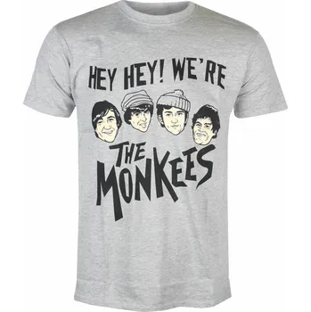 Pánské tričko Tričko metal pánské Monkees - Hey Hey! - ROCK OFF - MONKTS03MG