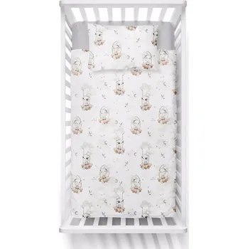 Dětsný nábytek 2-dílná sada do postýlky/postele bez výplně Dream Bunny - 160X200 CM