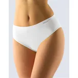 Dámské klasické kalhotky bamboo s vyšším bokem 00019 bílé vel.M/L - Gina