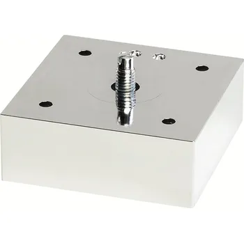 Nábytkové kování Poliplast Nábytková nožka hranatá s rektifikací 75 x 30 chrom