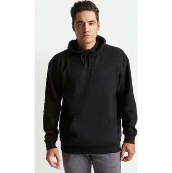 Pánská mikina BRIXTON mikina - Way Hood Black (BLACK) velikost: M