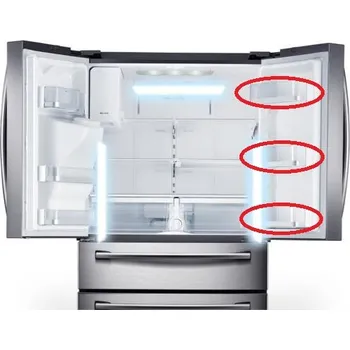 Příslušenství pro lednici Samsung DA97-13805A 1. nebo 2. nebo 3. přihrádka z vrchu v pravé části dveří chladničky pro americ
