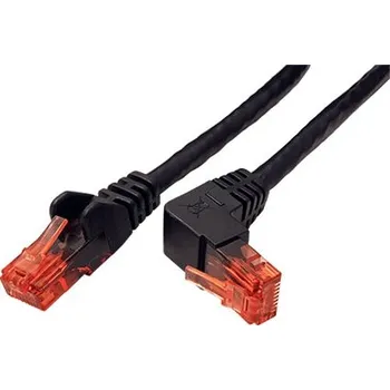 Počítač goobay UTP patchkabel kat.6, lomený konektor, 10m, černý (51519) - 21.92.2799