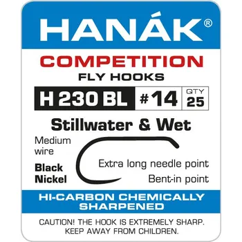 Rybářský háček Muškařské háčky Hanák H 230 BL vel. 12
