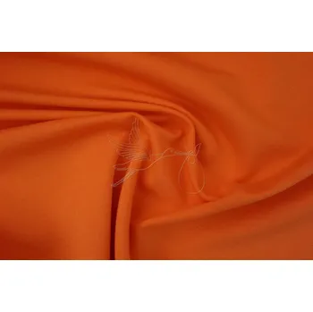 Teplákovina nepočesaná 240g - Oranžová