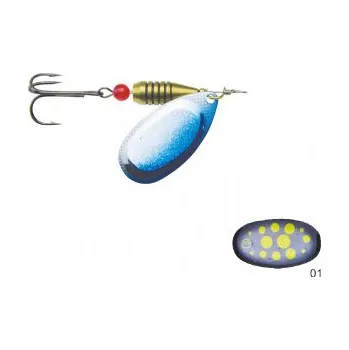 Umělá nástraha Mistrall rotační třpytka CALIRO vel. 4, 9g, barva 01-MB30340901