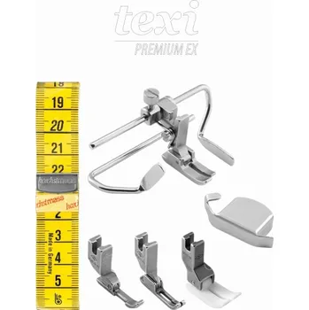 Příslušenství k šicímu stroji Sestava patek pro průmyslový šicí stroj TEXI VARIO NF 6