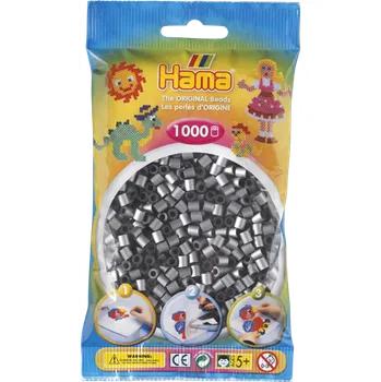 zažehlovací korálek Hama Zažehlovací korálky Hama, sada 1000ks stříbrná