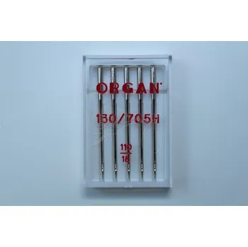 Nástroj na niť a příze Organ jehla Universal 110/18 - 5ks