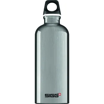 Láhev Láhev SIGG Alu Traveller 0,6 l - světle šedá