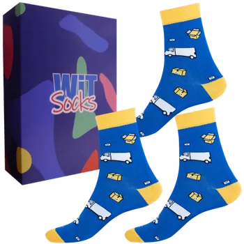 Pánské ponožky Dárkový set - Povolání - Doručovatel- velikost 43-46 (Velikost 43-46)