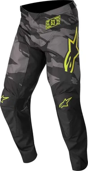 Moto kalhoty Alpinestars Racer Tactical černé/šedé/maskáčové/žluté fluo 34