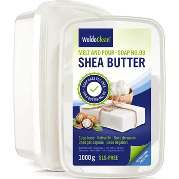Mýdlo WoldoClean WCGBM1X1000 glycerinové mýdlo s bambuckým máslem bez SLS 1kg