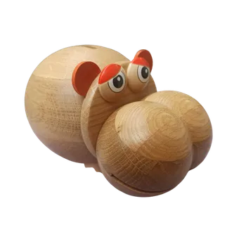 Pokladnička Pokladnička hroch z dubu