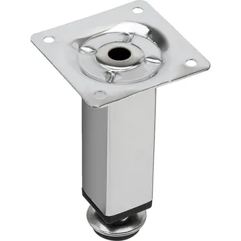 Strong Nábytková nožka hranatá s rektifikací 25 x 100 chrom