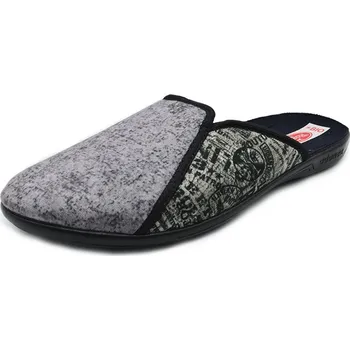 Pánské pantofle Pánské domácí pantofle ROGALLO 25558 šedá vel. 40