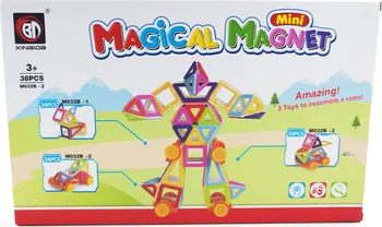 Stavebnice ostatní KiK Magical Magnet M032B-2 38 dílků